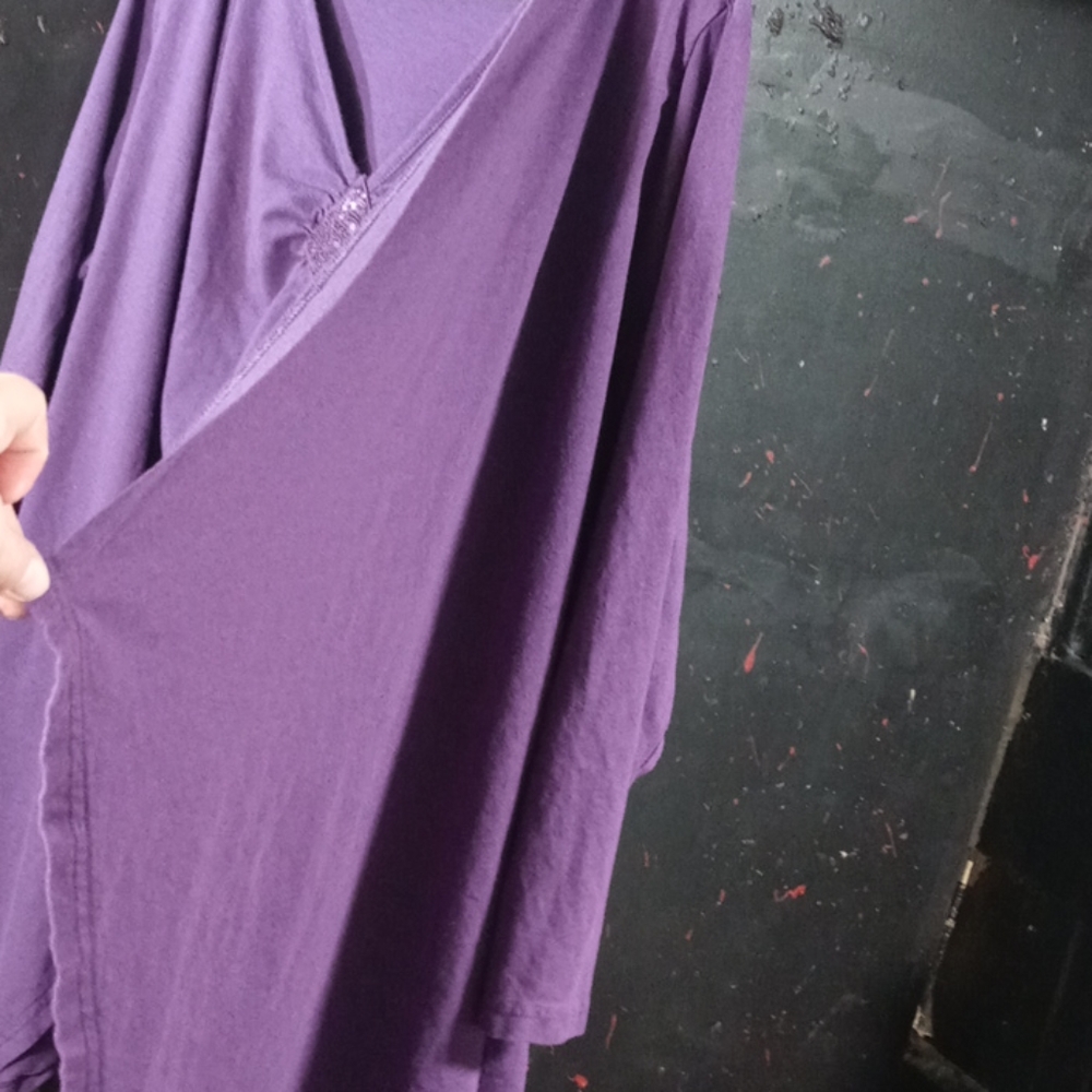 Long sleeve purple shirt - Picture 6 of 6